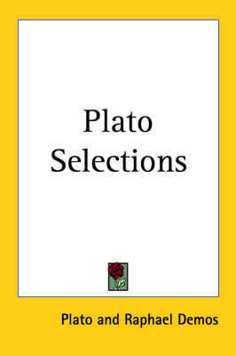 Book cover for Plato Selections (1927)