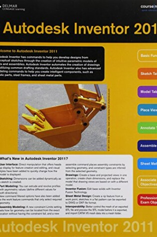 Cover of Inventor Coursenotes 2011 for Banach/Jones' Autodesk Inventor 2011 Essentials Plus