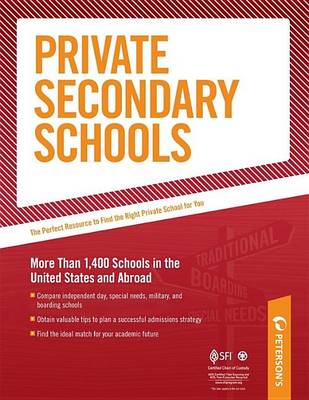 Book cover for Private Secondary Schools 2011-2012