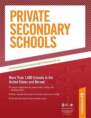 Cover of Private Secondary Schools 2011-2012