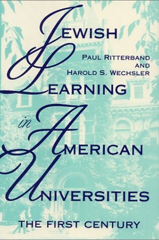 Cover of Jewish Learning in American Universities