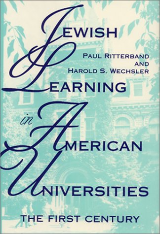 Cover of Jewish Learning in American Universities