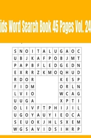 Cover of Kids Word Search Book 45 Pages Vol. 244