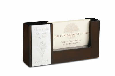 Book cover for Purpose-Driven Life Scripture Keeper Plus with Cards