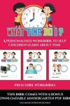 Book cover for Preschool Workbooks (What time do I?)