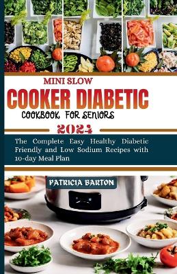 Book cover for Mini Slow Cooker Diabetic Cookbook for Seniors