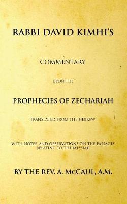 Book cover for Commentary upon the Prophecies of Zechariah