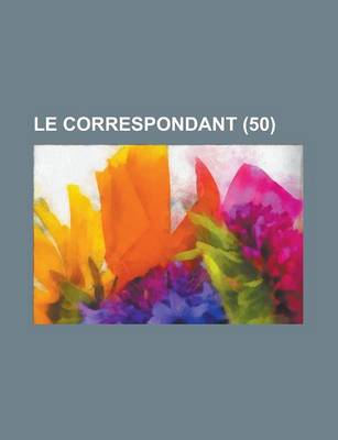 Book cover for Le Correspondant (50)