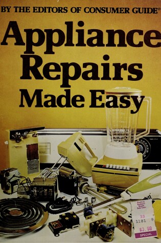 Cover of Appliance Repairs Made Easy