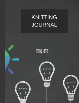 Cover of knitting journal many ideas