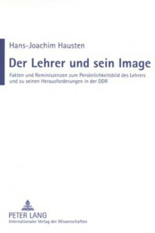 Cover of Der Lehrer Und Sein Image