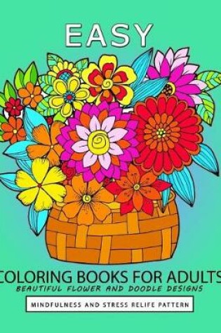 Cover of Easy Coloring book for Adults