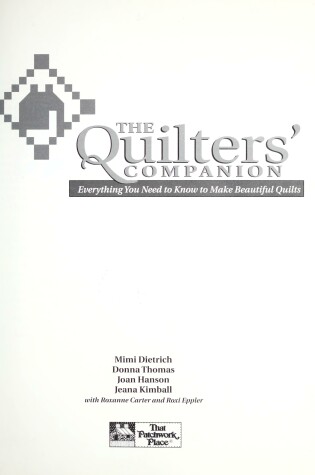 Cover of The Quilter's Companion