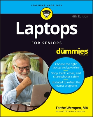 Book cover for Laptops For Seniors For Dummies