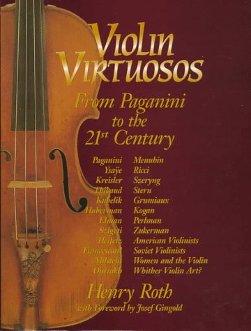 Book cover for Violin Virtuosos Paganini to 21st Century