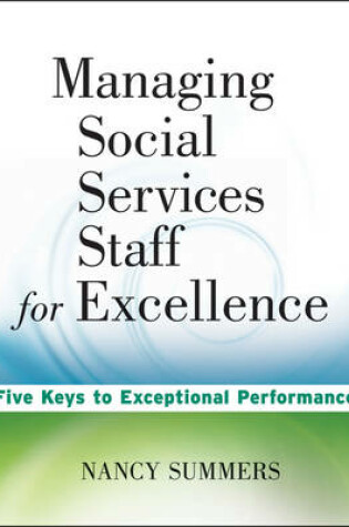 Cover of Managing Social Service Staff for Excellence