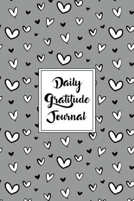 Cover of Gratitude Journal Scribbly Hearts Pattern 16