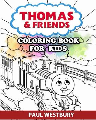 Book cover for Thomas & Friends Coloring Book for Kids