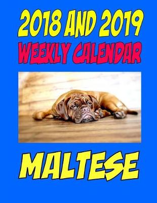 Book cover for 2018 and 2019 Wall Calendar Maltese
