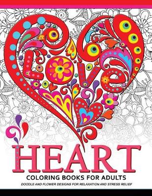 Book cover for Heart Coloring Book for Adults