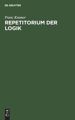 Book cover for Repetitorium Der Logik