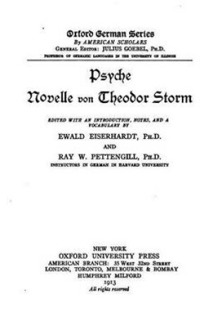 Cover of Psyche, novelle