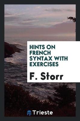 Book cover for Hints on French Syntax with Exercises