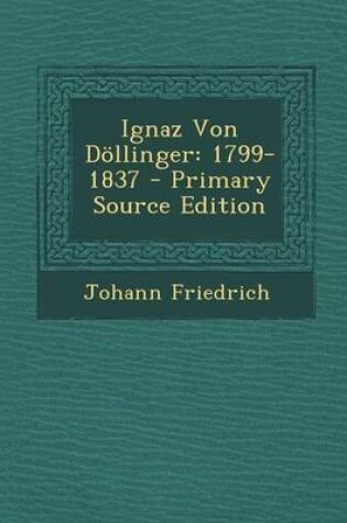 Cover of Ignaz Von Dollinger