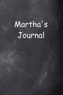 Cover of Martha Personalized Name Journal Custom Name Gift Idea Martha