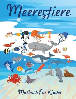 Book cover for Meerestiere Malbuch Für Kinder