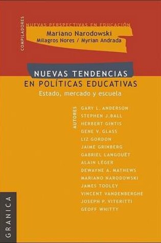 Cover of Nuevas Tendencias En Politicas Educativas