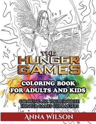 Book cover for The Hunger Games Coloring Book for Adults and Kids