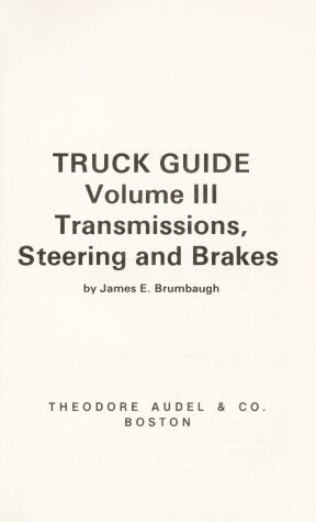 Book cover for Truck Guide