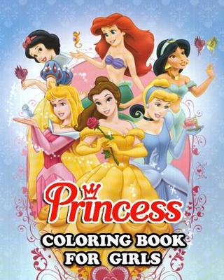 Book cover for Princess Coloring Book for Girls