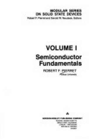 Cover of Semiconductor Fundamentals