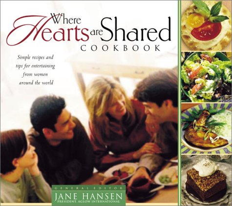 Book cover for Where Hearts are Shared Cookbook