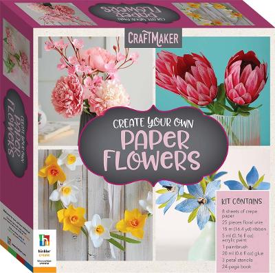 Book cover for CraftMaker Create Your Own Paper Flowers Kit