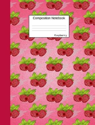 Book cover for Raspberry Composition Notebook