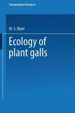 Cover of Ecology of Plant Galls