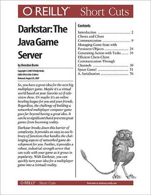 Book cover for Darkstar: The Java Game Server