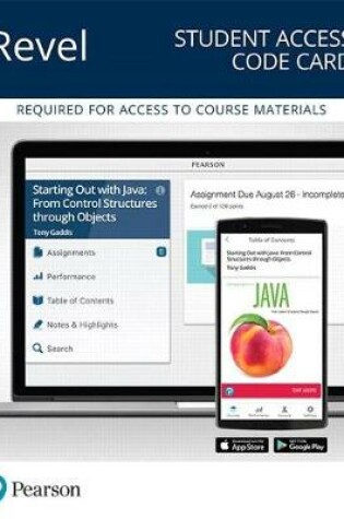 Cover of Revel Java Control Structures Through Objects -- Access Code Card