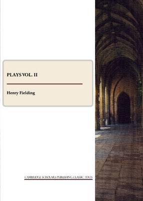 Book cover for Plays Vol. II