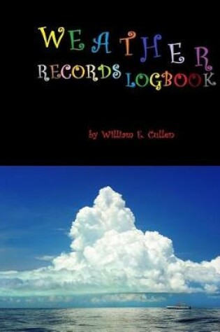 Cover of Weather Records Logbook