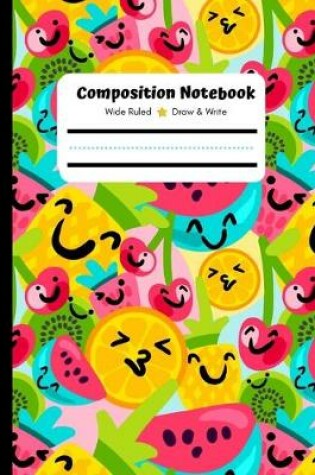 Cover of Composition Journal, Wide Ruled, Draw and Write