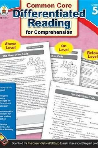 Cover of Differentiated Reading for Comprehension, Grade 5