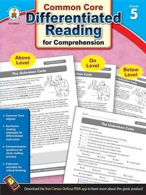 Book cover for Differentiated Reading for Comprehension, Grade 5