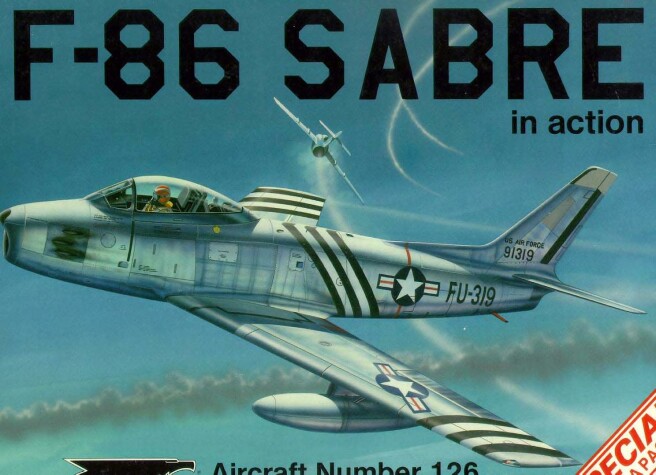 Book cover for F-86 Sabre in Action