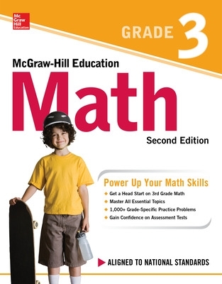 Book cover for McGraw-Hill Education Math Grade 3, Second Edition