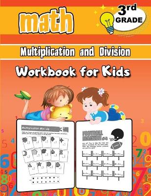 Book cover for 3rd Grade Math Multiplication and Division Workbook for Kids