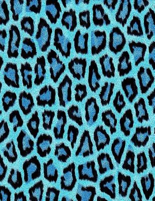 Cover of Blue Leopard Print Notebook